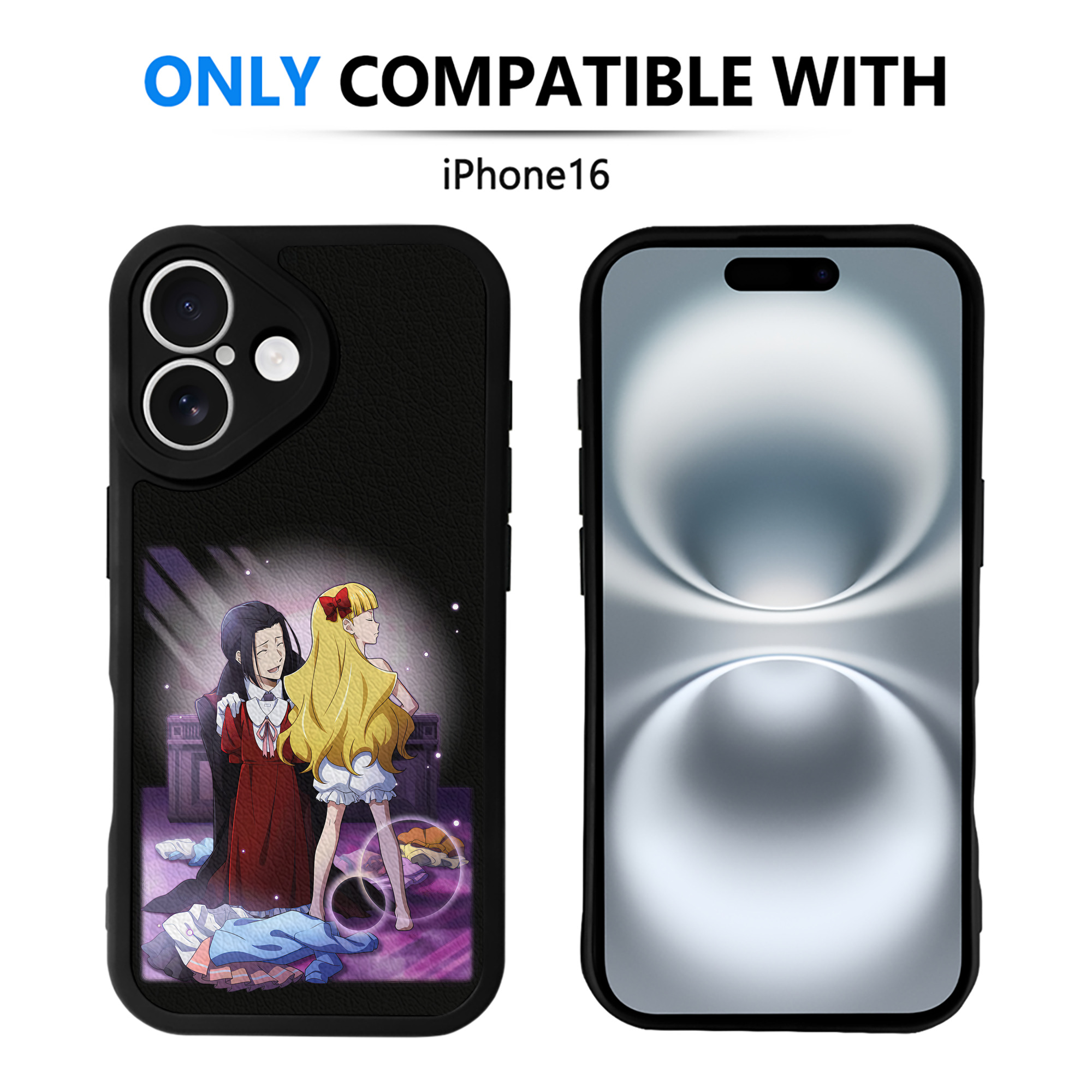 （画像用） 文豪ストレイドッグス Bungo Stray Dogs 【iPhone 16シリーズ対応】シリコンスマホケース（レザー調） 材質：シリコン